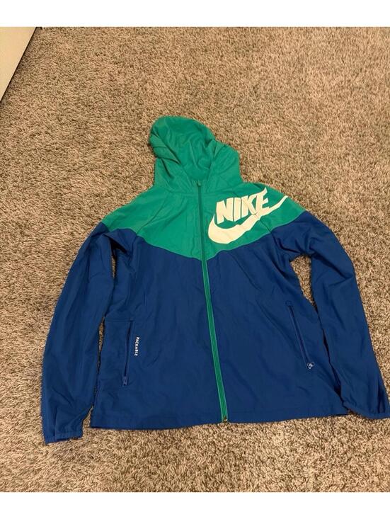 Nike Other - Nike Kids Boys XL Jacket Blue Green Windbreaker